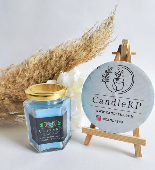 Premium Fresh Fill scented jar candles-Hexagon Jar