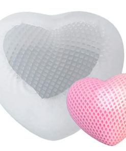Dotted Heart Shaped Candle