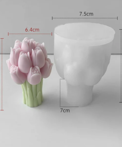 Tulip Bouquet Candle Mold